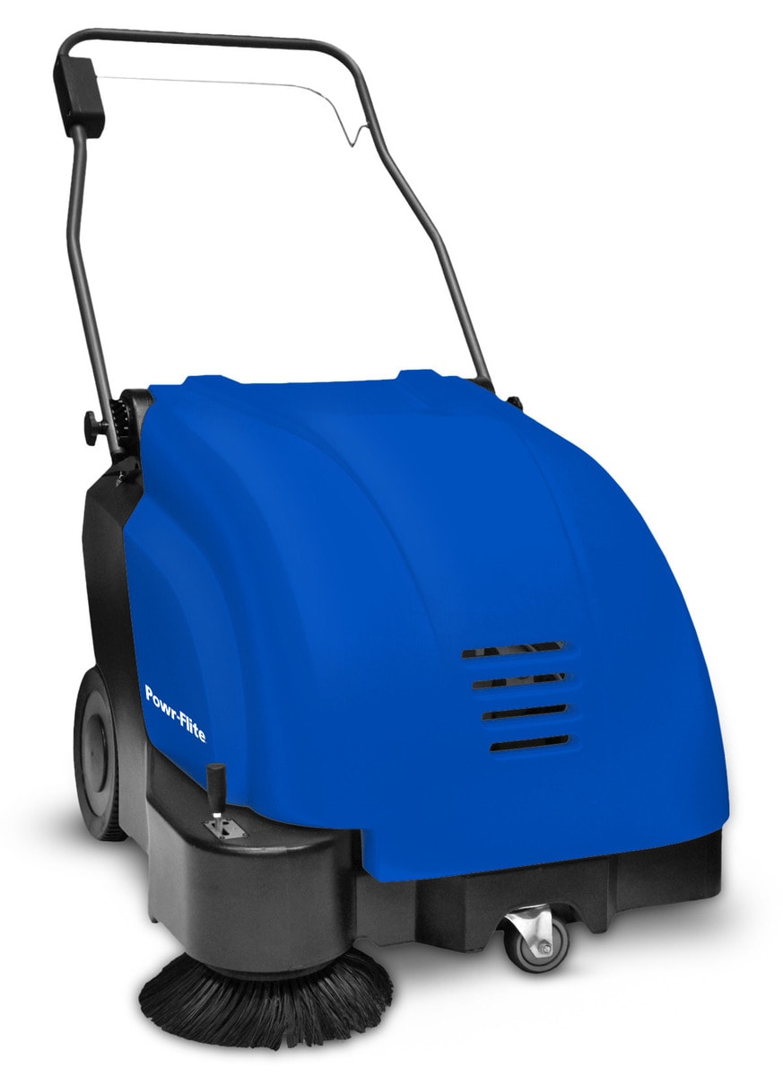 GuestSupply US | PowrFlite Quasar 26 Inch Battery Sweeper, 9 Gallon